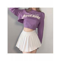 Letter Cropped Tank Hoodies 2 Piece Top Sets Letter Cropped Tank Hoodies 2 Piece Top Sets