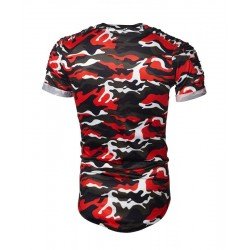 Men's Camouflage Sports Workout Short Sleeve T-Shirt  Men's Camouflage Sports Workout Short Sleeve T-Shirt