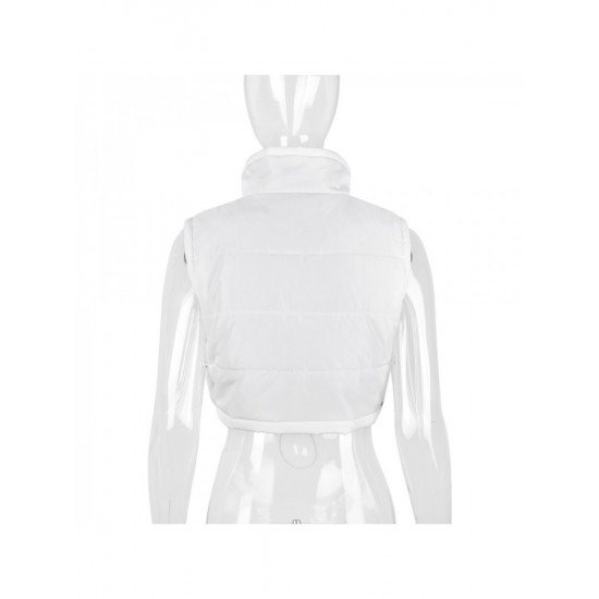  2024 Pure Color Zipper Women's Cotton Jacket