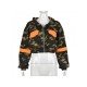  2024 Autumn Camouflage Women's Short Coats