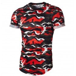 Men's Camouflage Sports Workout Short Sleeve T-Shirt  Men's Camouflage Sports Workout Short Sleeve T-Shirt