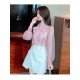  2024 Fall Bow Women's Chiffon Blouse Top