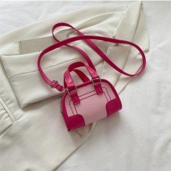 Ladies Contrast Color Chic Shoulder Bags