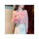  2024 Fall Bow Women's Chiffon Blouse Top
