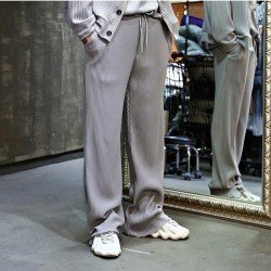 Summer Casual Straight Leg White Pants For Men