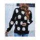  2024 Round Neck Flower Embroidery Women's Sweater