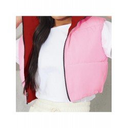 Front And Back Wear Women's Sleeveless Cotton Jacket  Front And Back Wear Women's Sleeveless Cotton Jacket