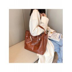 PU Pure Color Large Capacity Women's Bag  PU Pure Color Large Capacity Women's Bag