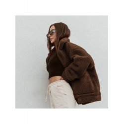 Winter Solid Pockets Women Faux Fur Coats Winter Solid Pockets Women Faux Fur Coats