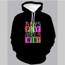  Men Printing Hooded Casual Sweatshirt
