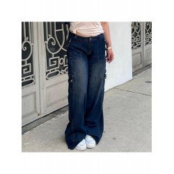 2024 Casual Loose Pure Color Denim Jeans  2024 Casual Loose Pure Color Denim Jeans