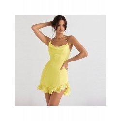 Sexy Summer Solid Backless Halter Mini Dress  Sexy Summer Solid Backless Halter Mini Dress