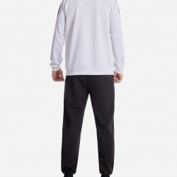 Printed Hooded 2 Piece Long Tracksuit Sets For Men