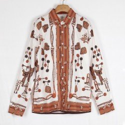 2024 Autumn Retro Men's Long Sleeve Shirt  2024 Autumn Retro Men's Long Sleeve Shirt