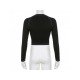  2024 Round Neck Printing Casual Crop Top