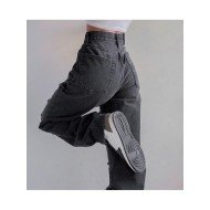 Street Fashion Pure Color Ripped Women Jeans