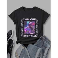 Street Fashionable Graphic T Shirts For Women