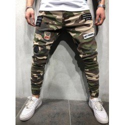 Fashion Camouflage Denim Jeans For Men  Fashion Camouflage Denim Jeans For Men