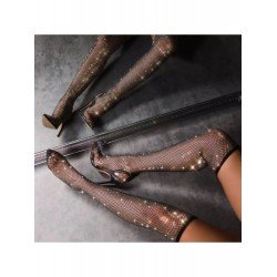 Sexy Rhinestone See Through Over The Knee Boots  Sexy Rhinestone See Through Over The Knee Boots