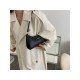 Trendy PU Crocodile Print Pure Color Armpits Bags