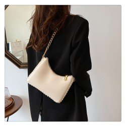  PU Pure Color Women's Shoulder Bag