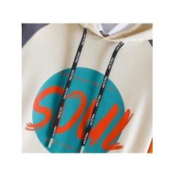 Street Casual Fashion Color Blocking Men Hooded Tops Street Casual Fashion Color Blocking Men Hooded Tops