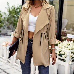  2024 New Commuter Pure Color Women's Coats