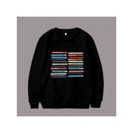  2024 Loose Round Neck Letter Printing Sweater