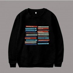  2024 Loose Round Neck Letter Printing Sweater