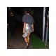  Summer Silver Fashion Snake Print Strappy Skirt