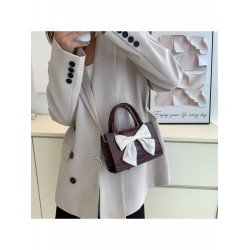 Sweet Bow Patchwork PU Chain Satchels  Sweet Bow Patchwork PU Chain Satchels