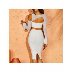 Sexy See Through Top And Long Skirt Suits  Sexy See Through Top And Long Skirt Suits