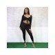  2024 Crop Top And Skinny Trouser Women's Set