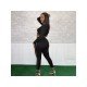  2024 Crop Top And Skinny Trouser Women's Set