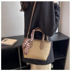 Shopping Contrast Color Shoulder Handbags