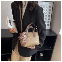 Shopping Contrast Color Shoulder Handbags