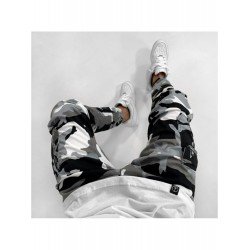 Street Camouflage Pencil Jean Cargo Pants Street Camouflage Pencil Jean Cargo Pants
