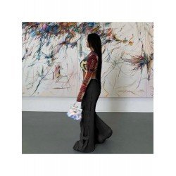 Designer Sporty Black Loose Straight Leg Trousers Designer Sporty Black Loose Straight Leg Trousers