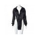  2024 Autumn Black Irregular Women's Shirts