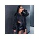  2024 Autumn Black Irregular Women's Shirts