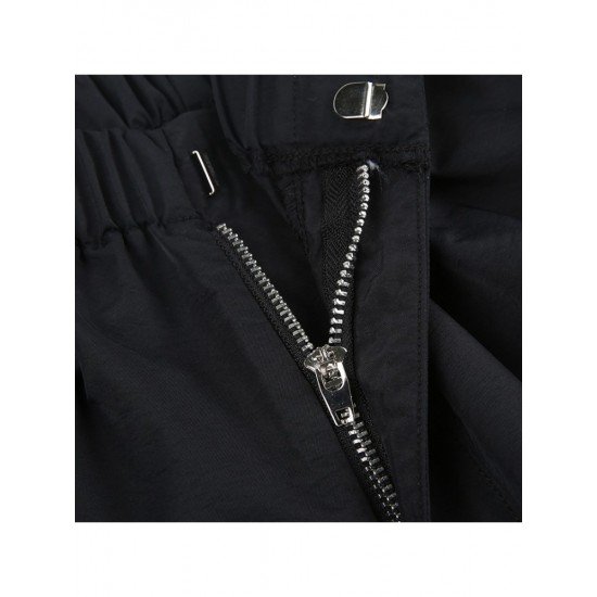  2024 Casual Ruched Pure Color Overalls Pants