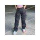  2024 Casual Ruched Pure Color Overalls Pants