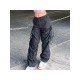  2024 Casual Ruched Pure Color Overalls Pants