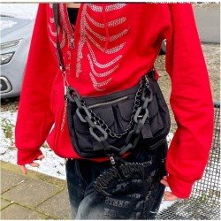 Casual Loose Hooded Hot Drilling Women's Coats