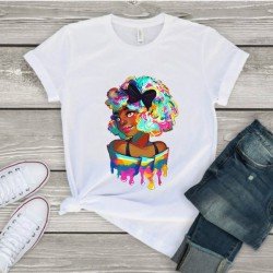Stylish Street Black Graphic Women T Shirts
