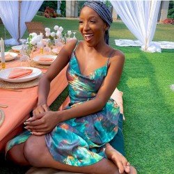 Stylish Backless Cowl Neck Sleeveless Midi Dress