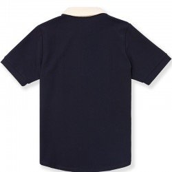 Men Striped Summer Zipper Polo Shirt  Men Striped Summer Zipper Polo Shirt