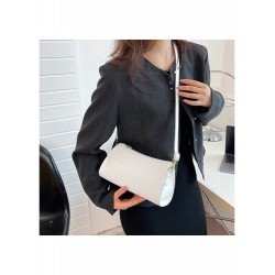 Korean Solid Color Stone Pattern Shoulder Bag  Korean Solid Color Stone Pattern Shoulder Bag