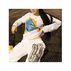 Fall White Graphic Crew Neck T Shirts