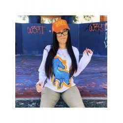 Fall White Graphic Crew Neck T Shirts